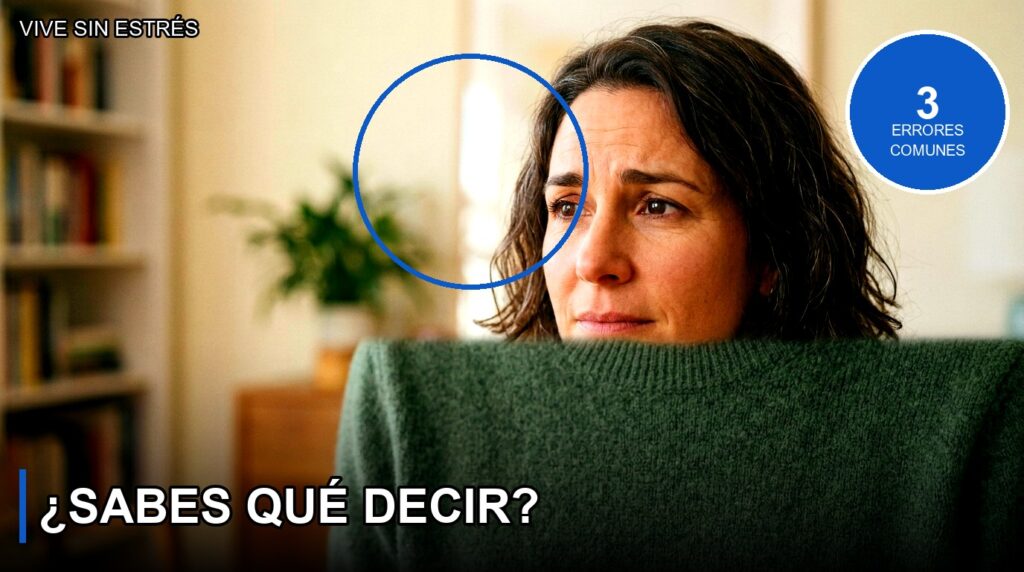 ¿Sabes qué decir? - Vive Sin Estrés